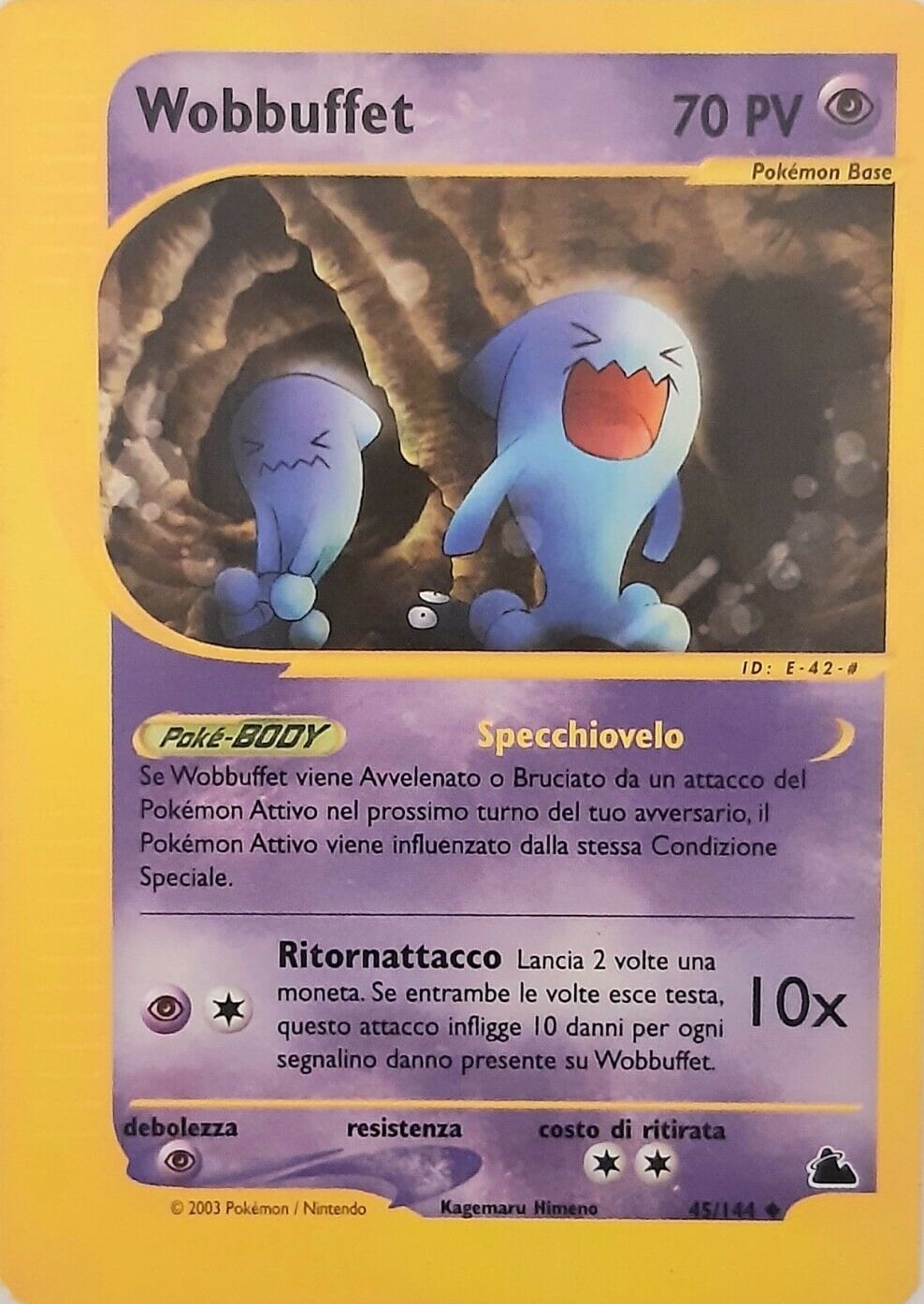 Wobbuffet 045 — Skyridge (Italian Pokémon TCG card)