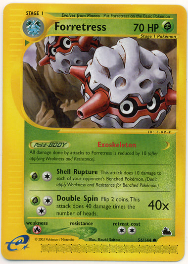 Forretress 056 — Skyridge (Italian Pokémon TCG card)