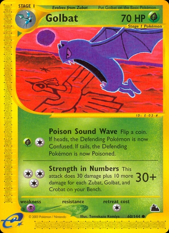 Golbat 060 — Skyridge (Italian Pokémon TCG card)