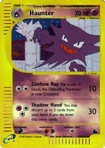 Haunter 063 — Skyridge (Italian Pokémon TCG card)