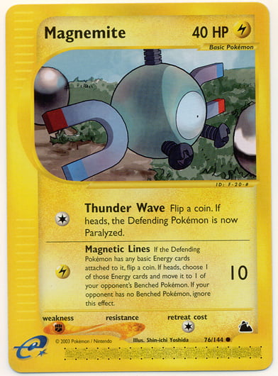 Magnemite 076 — Skyridge (Italian Pokémon TCG card)
