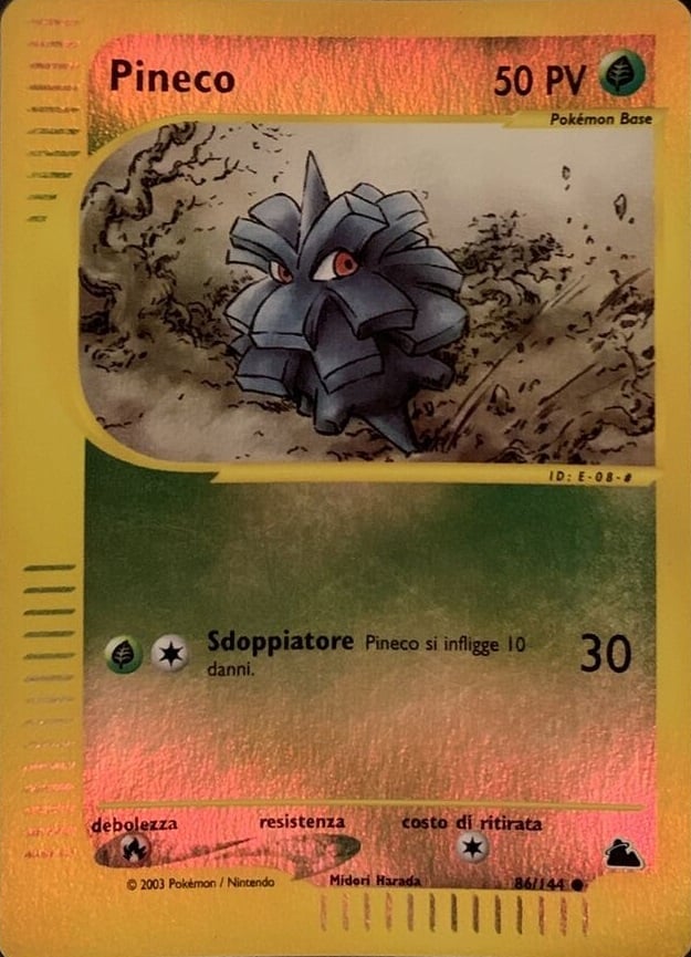 Pineco 086 — Skyridge (Italian Pokémon TCG card)