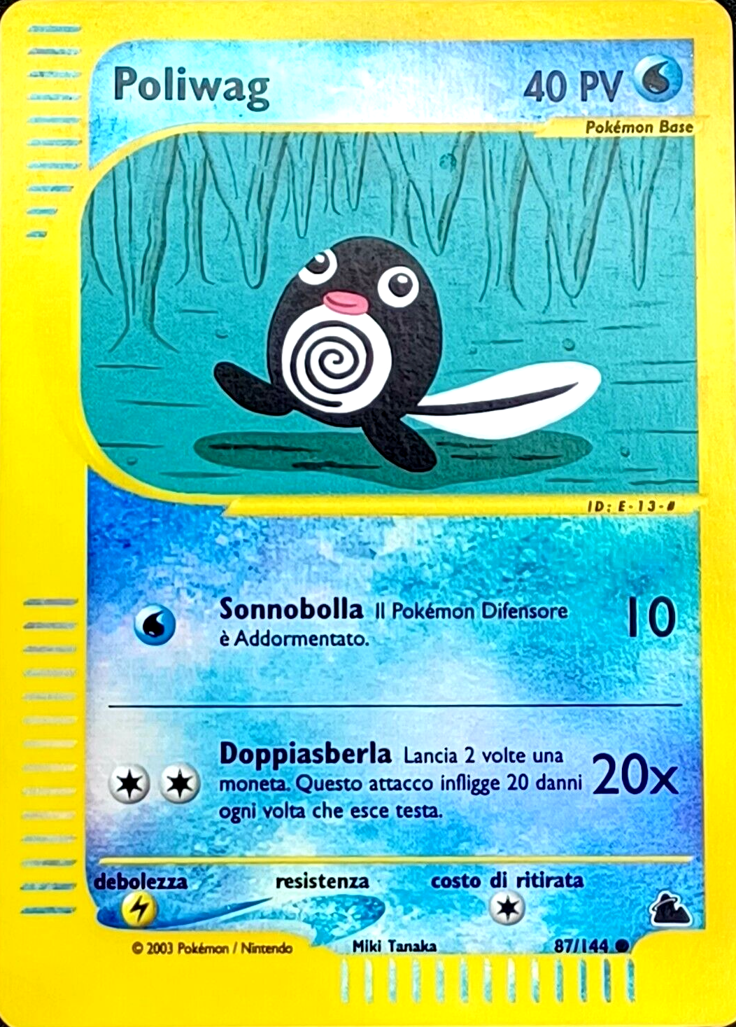 Poliwag 087 — Skyridge (Italian Pokémon TCG card)