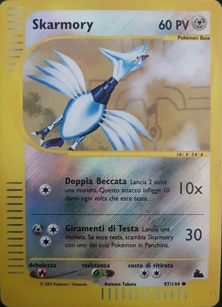 Skarmory 097 — Skyridge (Italian Pokémon TCG card)
