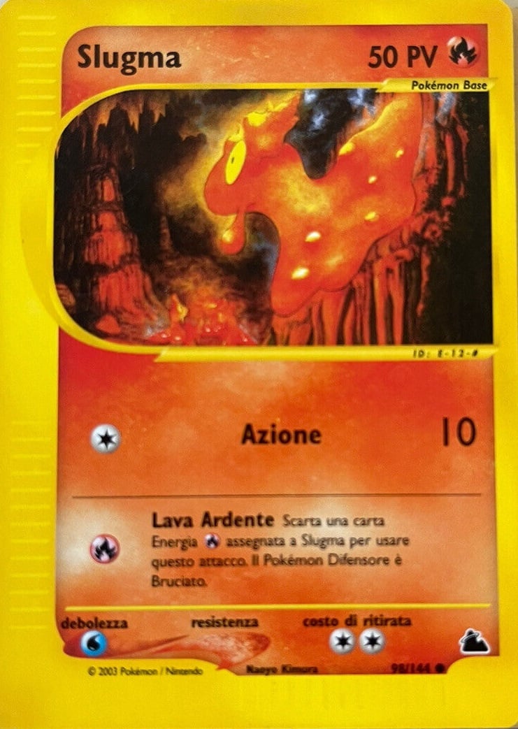 Slugma 098 — Skyridge (Italian Pokémon TCG card)