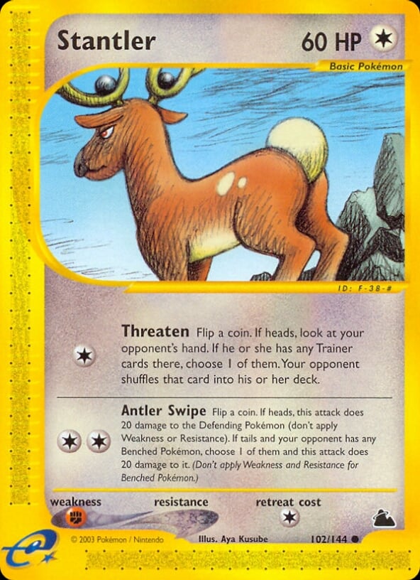 Stantler 102 — Skyridge (Italian Pokémon TCG card)