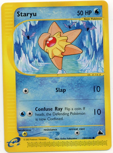 Staryu 104 — Skyridge (Italian Pokémon TCG card)