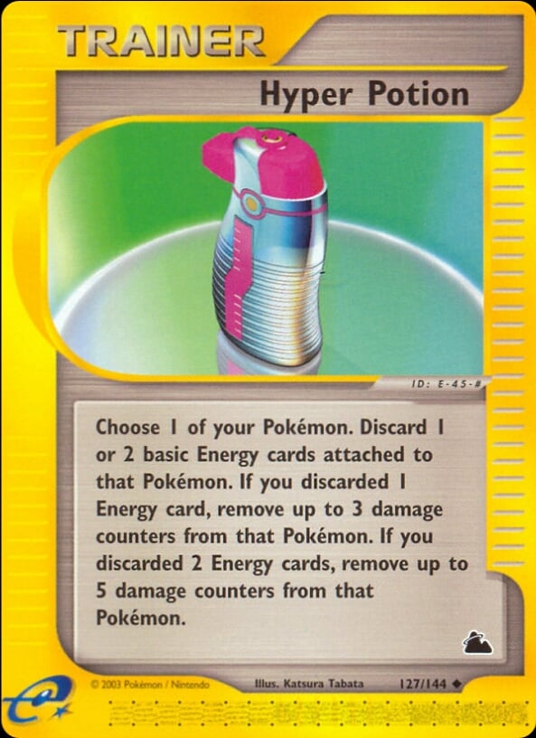 Iper Pozione Magica 127 — Skyridge (Italian Pokémon TCG card)