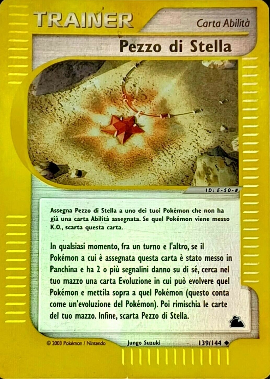 Pezzo di Stella 139 — Skyridge (Italian Pokémon TCG card)