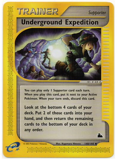 Spedizione Sotterranea 140 — Skyridge (Italian Pokémon TCG card)