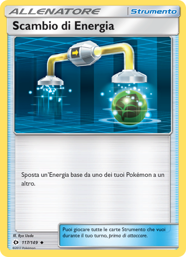 Scambio di Energia 117/163 — Sun & Moon (Italian Pokémon TCG card)