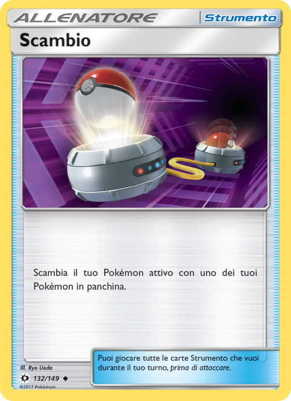 Scambio 132/163 — Sun & Moon (Italian Pokémon TCG card)