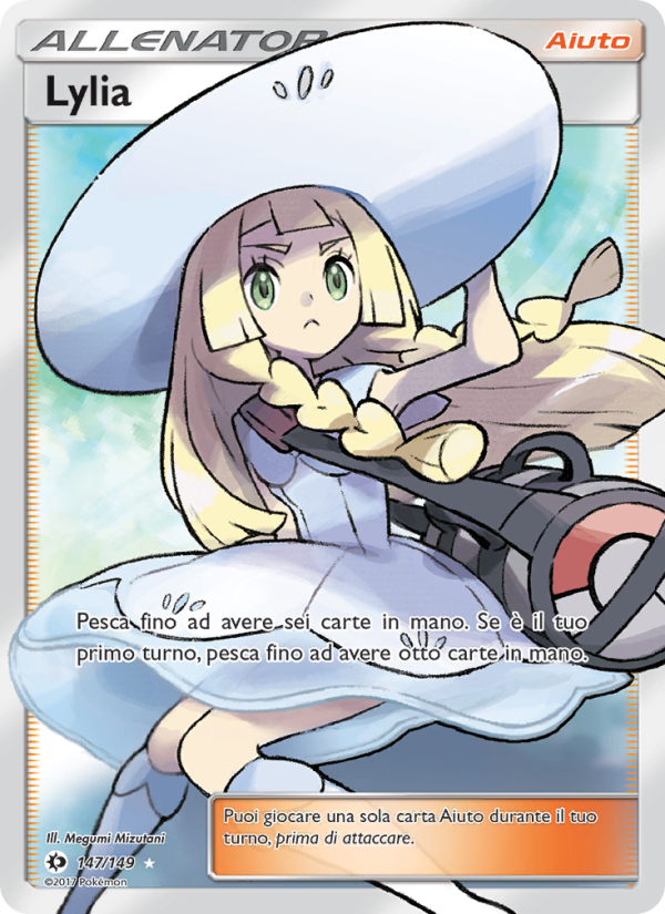 Lylia 147/163 — Sun & Moon (Italian Pokémon TCG card)