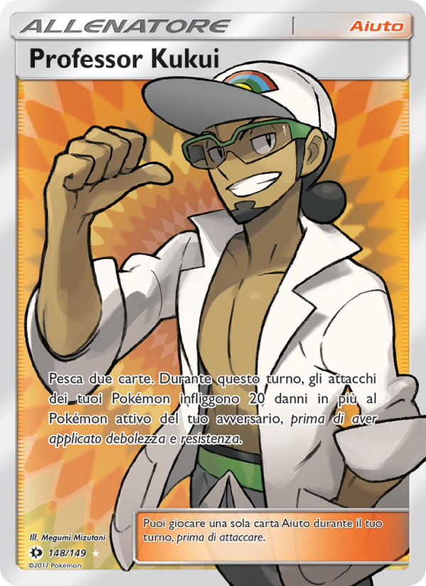 Professor Kukui 148/163 — Sun & Moon (Italian Pokémon TCG card)