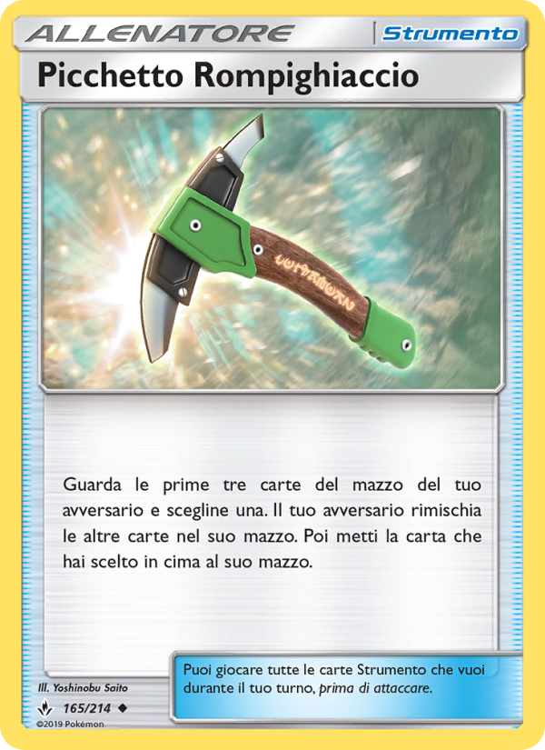Picchetto Rompighiaccio 165/234 — Unbroken Bonds (Italian Pokémon TCG card)