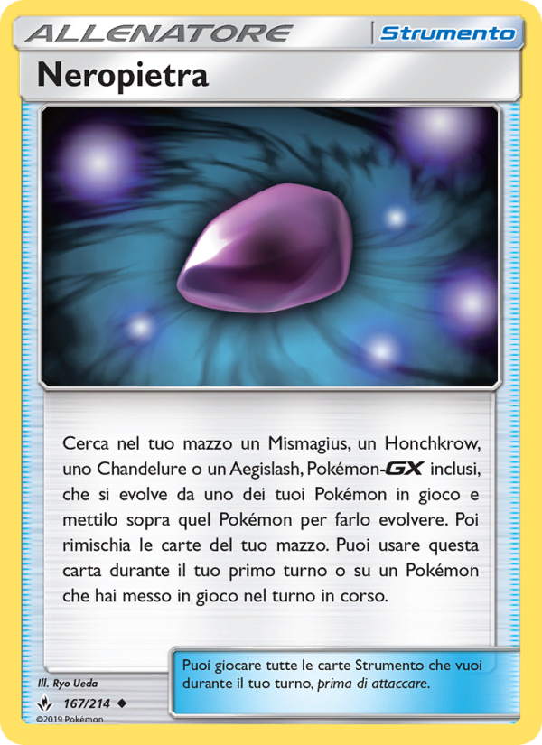 Neropietra 167/234 — Unbroken Bonds (Italian Pokémon TCG card)