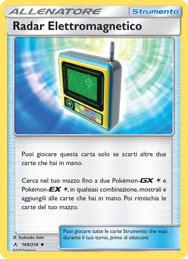 Radar Elettromagnetico 169/234 — Unbroken Bonds (Italian Pokémon TCG card)