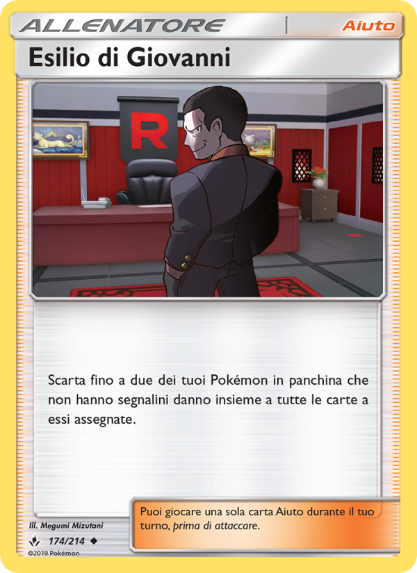 Esilio di Giovanni 174/234 — Unbroken Bonds (Italian Pokémon TCG card)