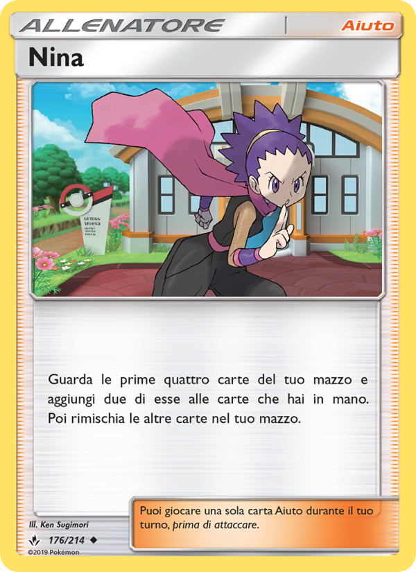 Nina 176/234 — Unbroken Bonds (Italian Pokémon TCG card)