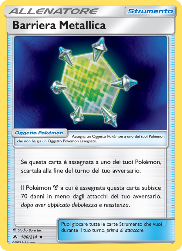 Barriera Metallica 180/234 — Unbroken Bonds (Italian Pokémon TCG card)