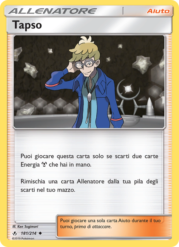 Tapso 181/234 — Unbroken Bonds (Italian Pokémon TCG card)