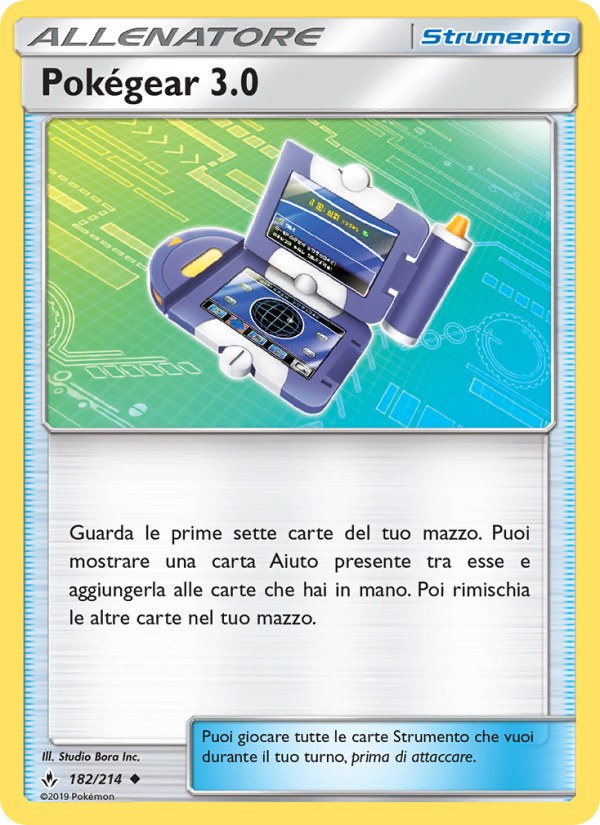 Pokégear 3.0 182/234 — Unbroken Bonds (Italian Pokémon TCG card)