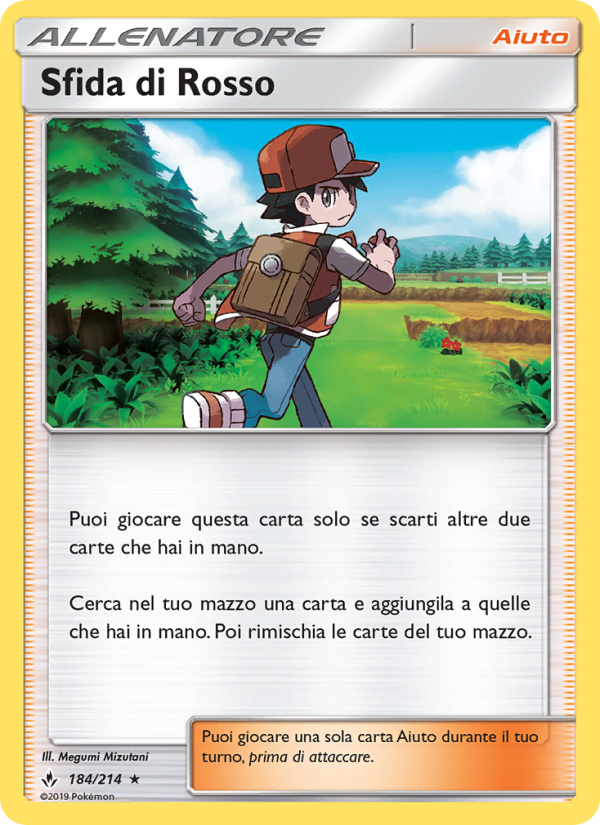 Sfida di Rosso 184/234 — Unbroken Bonds (Italian Pokémon TCG card)