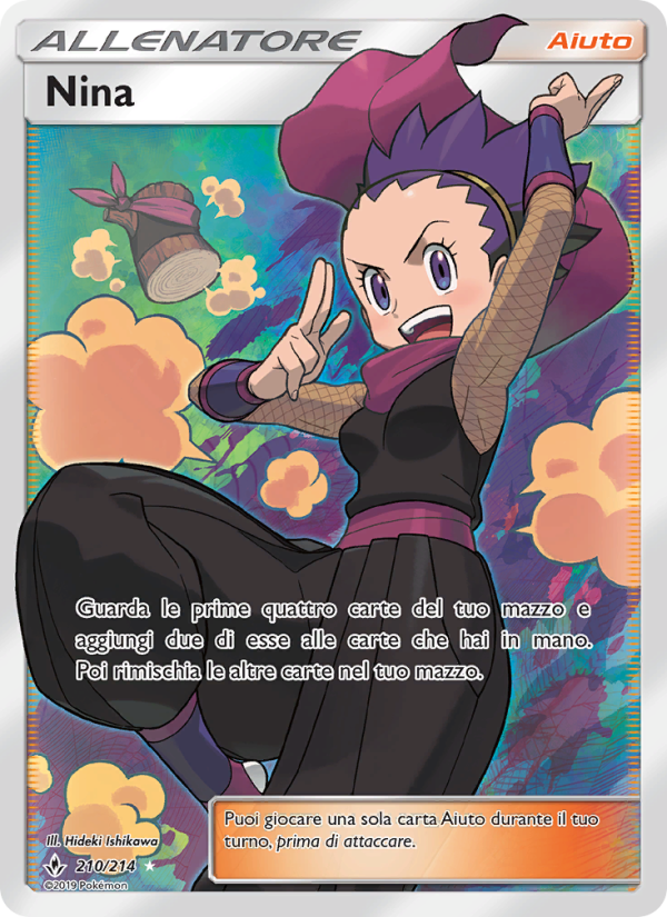 Nina 210/234 — Unbroken Bonds (Italian Pokémon TCG card)