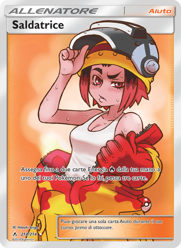 Saldatrice 214/234 — Unbroken Bonds (Italian Pokémon TCG card)