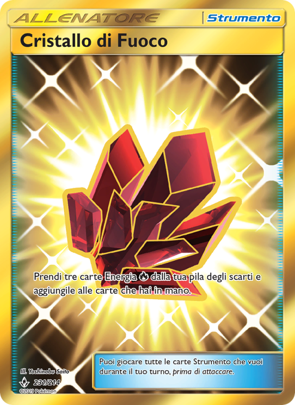 Cristallo di Fuoco 231/234 — Unbroken Bonds (Italian Pokémon TCG card)