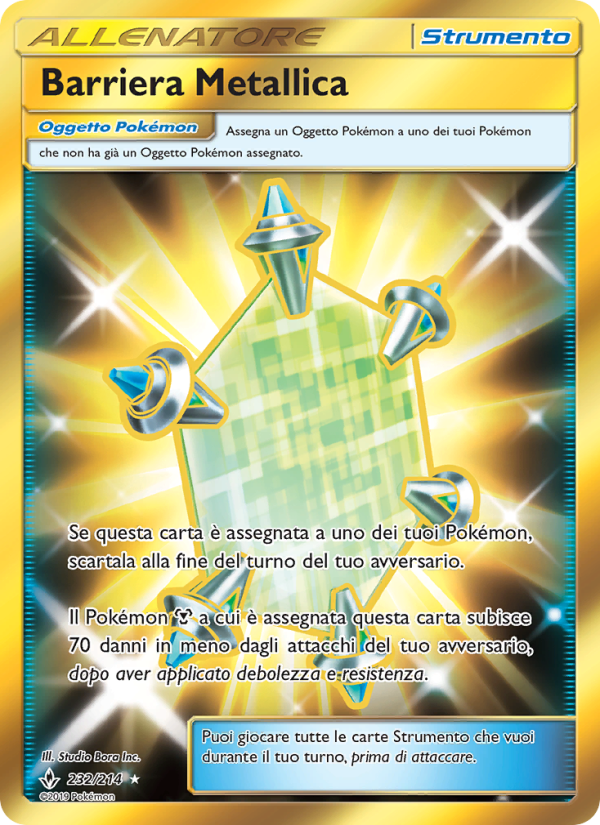 Barriera Metallica 232/234 — Unbroken Bonds (Italian Pokémon TCG card)