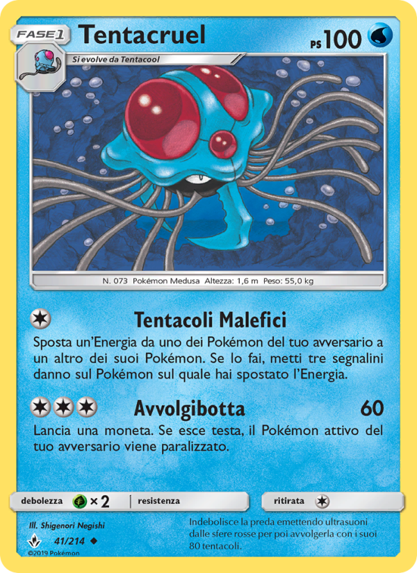 Tentacruel 041/234 — Unbroken Bonds (Italian Pokémon TCG card)