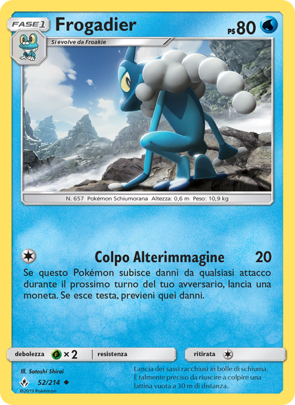 Frogadier 052/234 — Unbroken Bonds (Italian Pokémon TCG card)