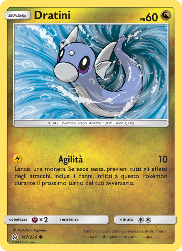 Dratini 147/258 — Unified Minds (Italian Pokémon TCG card)