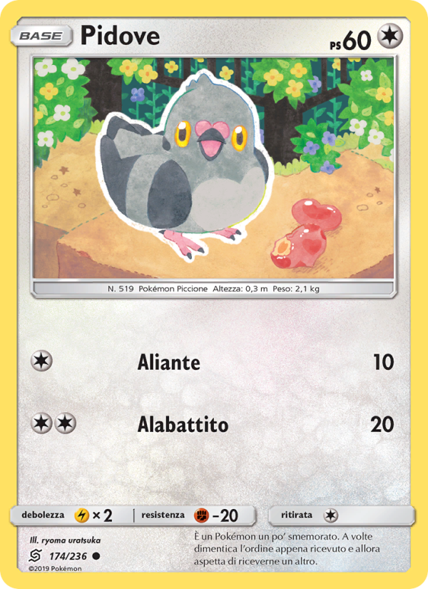 Pidove 174/258 — Unified Minds (Italian Pokémon TCG card)