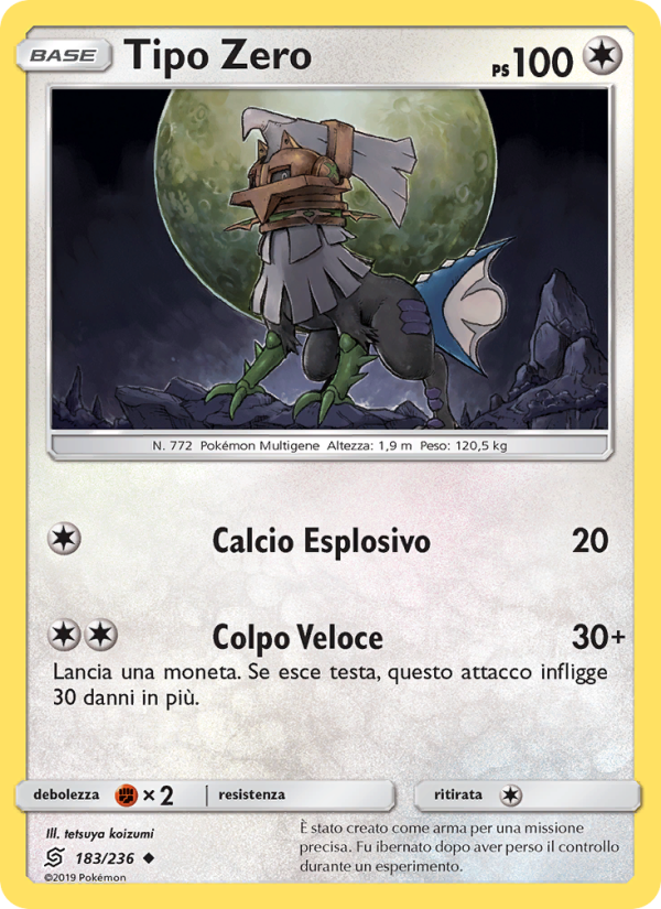 Tipo Zero 183/258 — Unified Minds (Italian Pokémon TCG card)