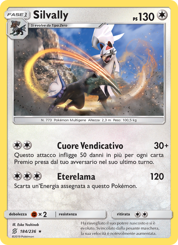 Silvally 184/258 — Unified Minds (Italian Pokémon TCG card)