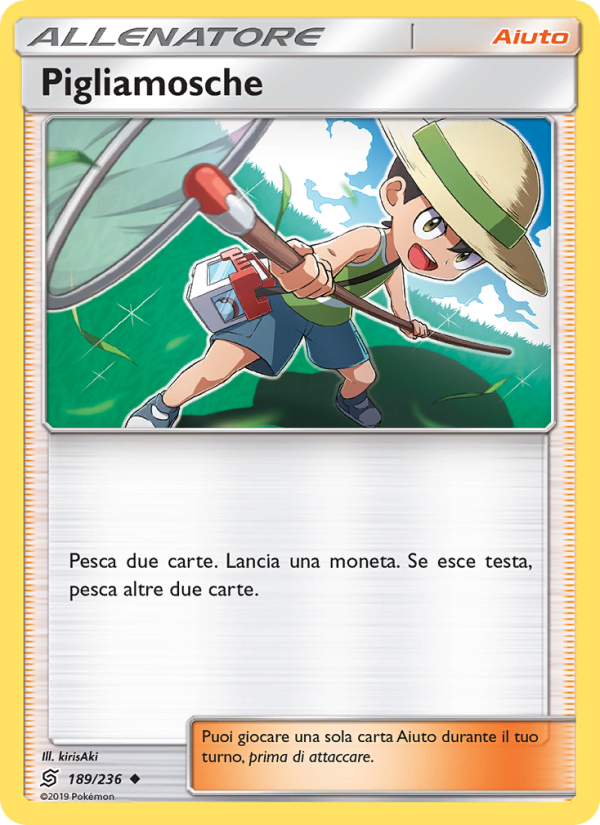 Pigliamosche 189/258 — Unified Minds (Italian Pokémon TCG card)