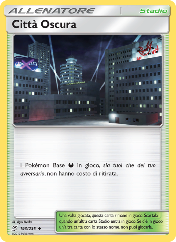 Città Oscura 193/258 — Unified Minds (Italian Pokémon TCG card)