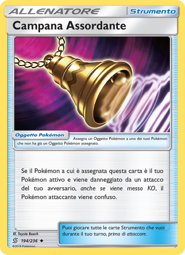 Campana Assordante 194/258 — Unified Minds (Italian Pokémon TCG card)