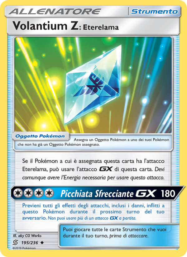 Volantium Z: Eterelama 195/258 — Unified Minds (Italian Pokémon TCG card)