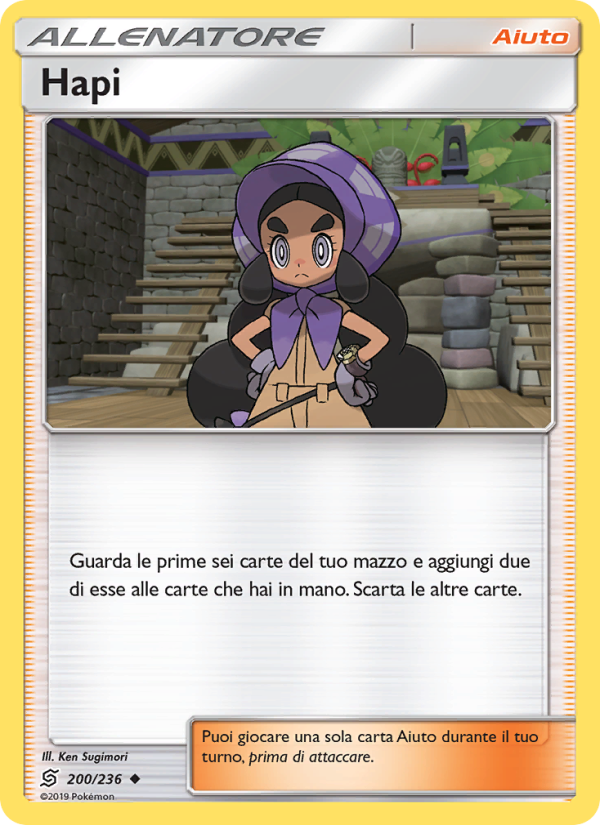 Hapi 200/258 — Unified Minds (Italian Pokémon TCG card)