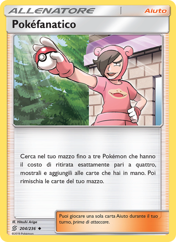 Pokéfanatico 204/258 — Unified Minds (Italian Pokémon TCG card)