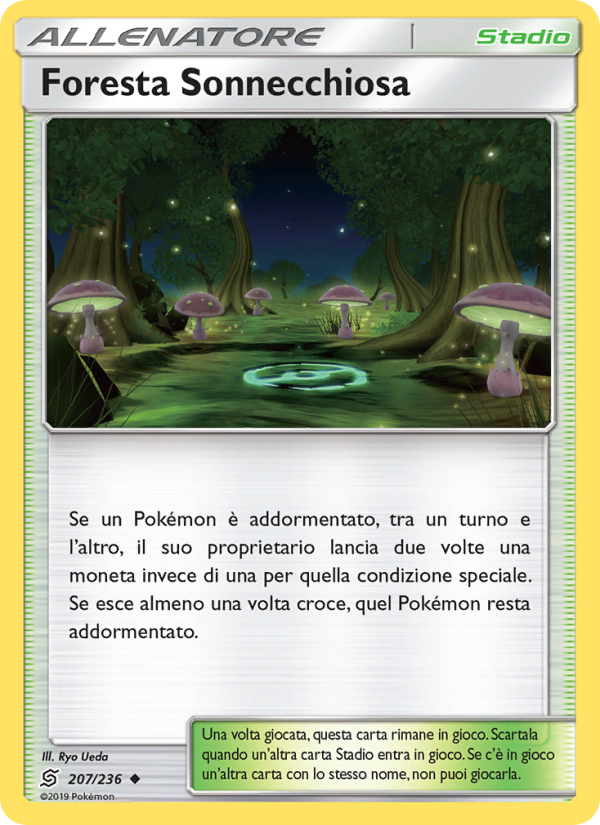 Foresta Sonnecchiosa 207/258 — Unified Minds (Italian Pokémon TCG card)
