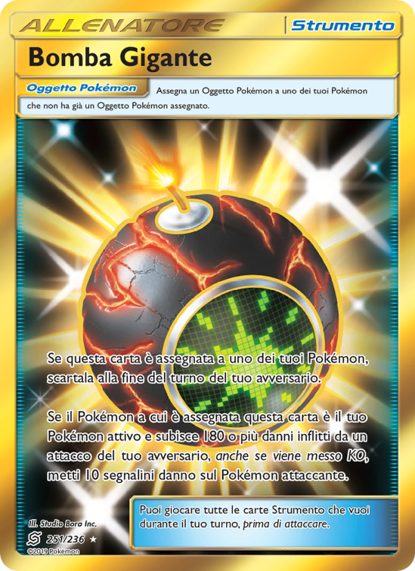 Bomba Gigante 251/258 — Unified Minds (Italian Pokémon TCG card)