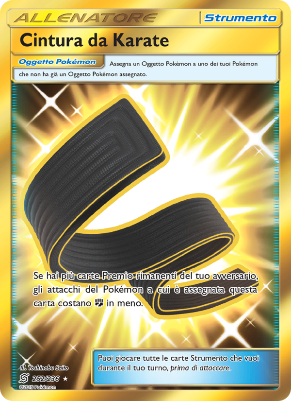 Cintura da Karate 252/258 — Unified Minds (Italian Pokémon TCG card)