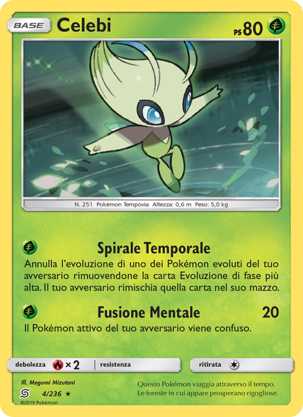 Celebi 004/258 — Unified Minds (Italian Pokémon TCG card)