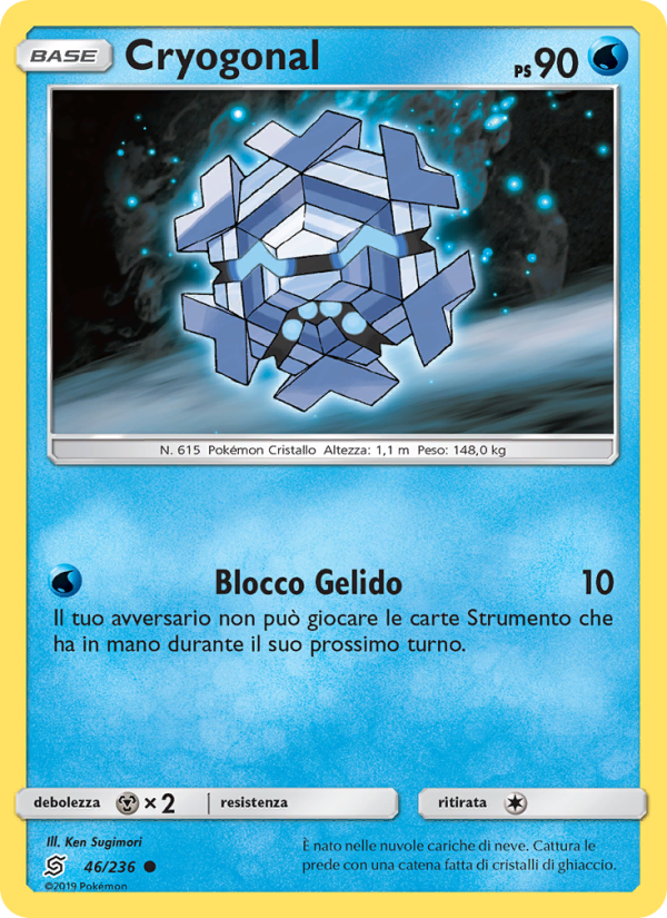 Cryogonal 046/258 — Unified Minds (Italian Pokémon TCG card)