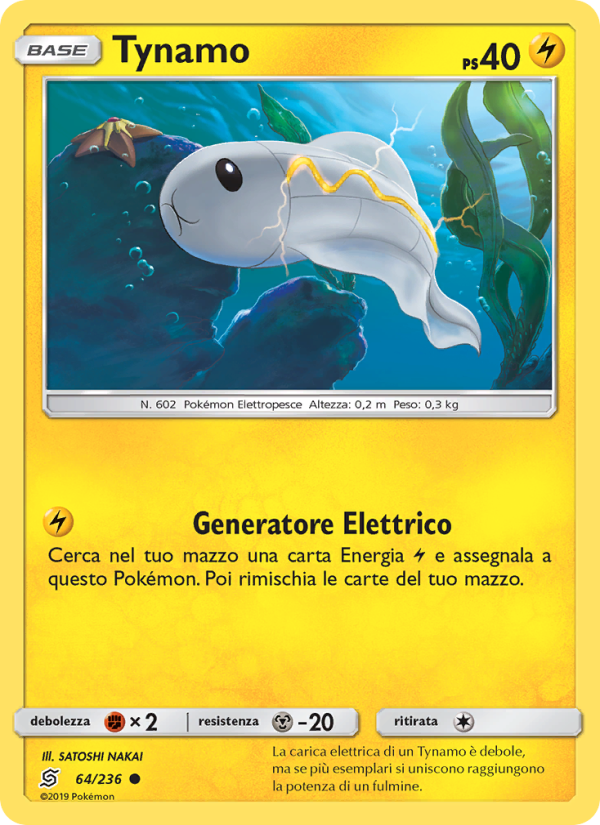 Tynamo 064/258 — Unified Minds (Italian Pokémon TCG card)