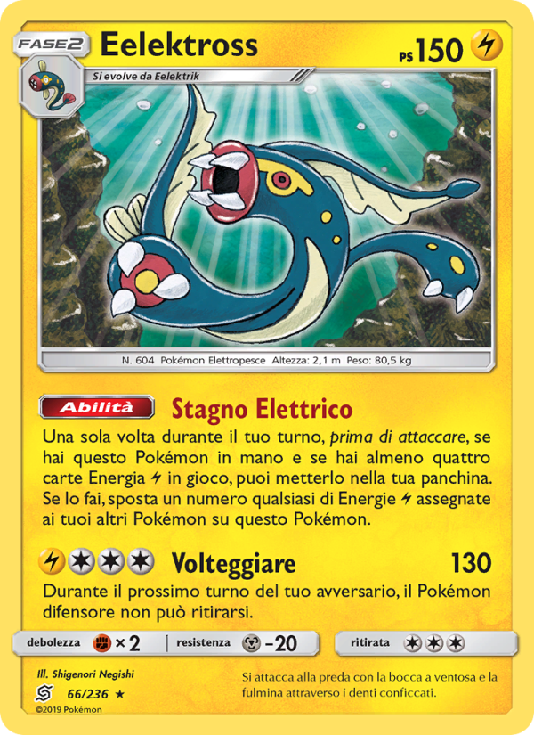 Eelektross 066/258 — Unified Minds (Italian Pokémon TCG card)